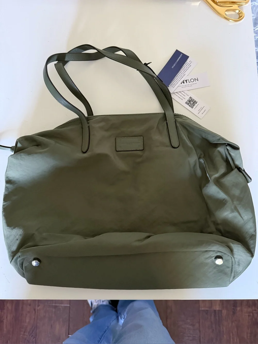 New Rebecca Minkoff Olive Green Women’s Tote Bag